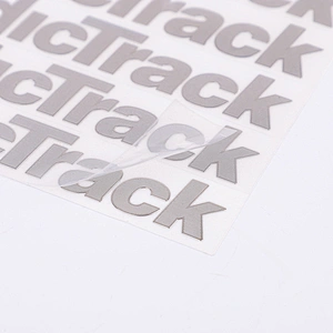 Matte Silver Metal Sticker Label