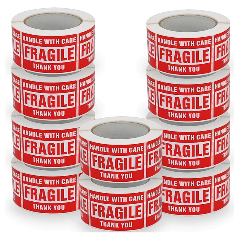 Fragile Up Stickers Label