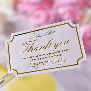 Thank You Stickers Labels Packaging Seals