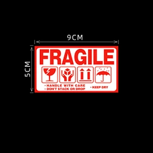 Fragile Up Stickers Label