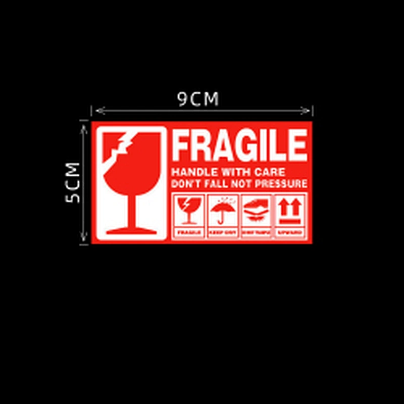 Fragile Up Stickers Label