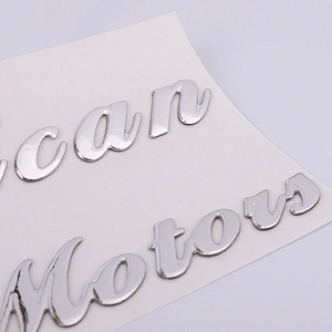 Matte Silver Metal Sticker Label