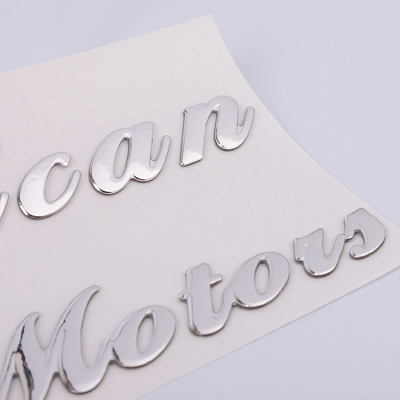 Matte Silver Metal Sticker Label