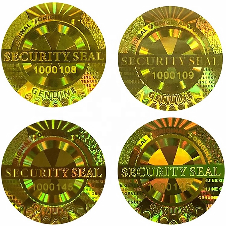Laser Die Cut Hologram Sticker