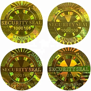 Laser Die Cut Hologram Sticker