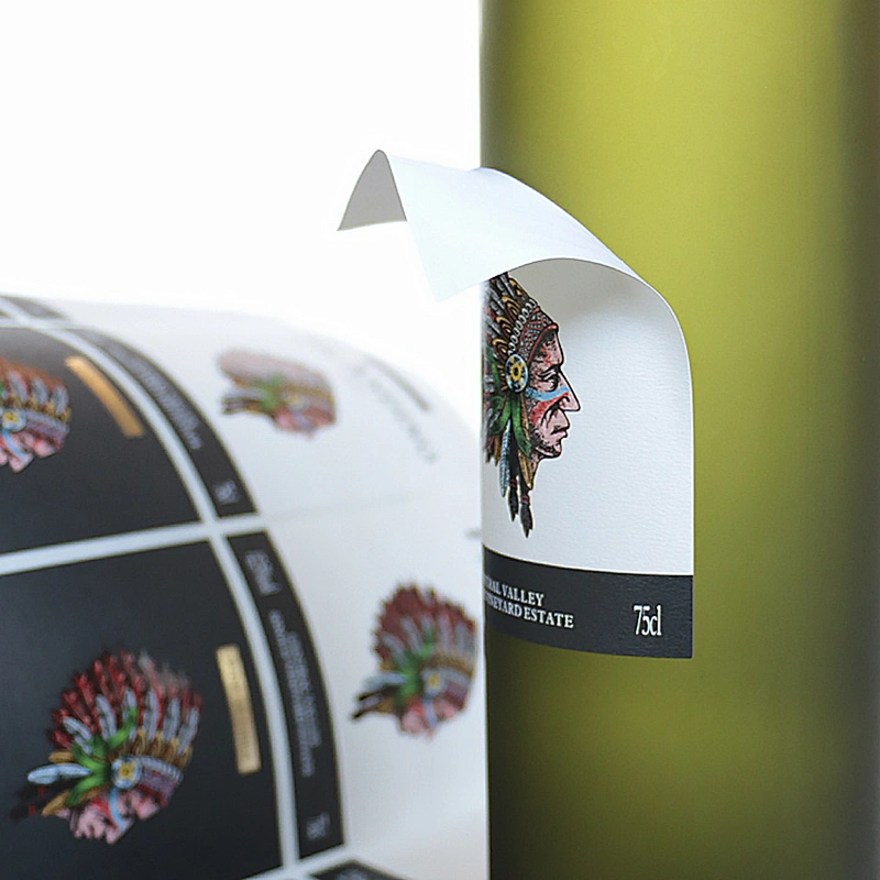 Glitter Wine Label
