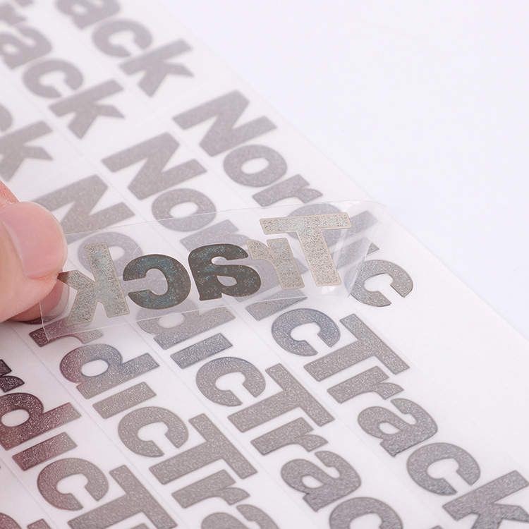 Matte Silver Metal Sticker Label