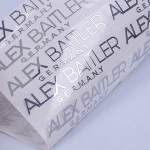 Matte Silver Metal Sticker Label