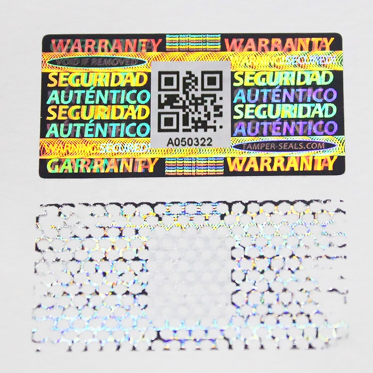 3D Holographic Security Sticker Label
