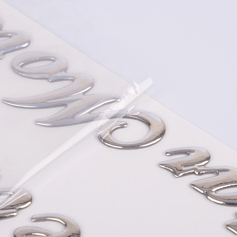 Matte Silver Metal Sticker Label