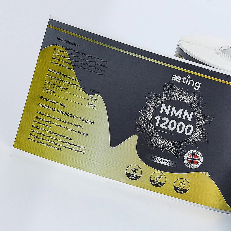 Waterproof Bottle Sticker Label