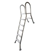 above ground SS304 swimming pool ladder with Non-Slip pad for sale