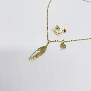 En Stock collar arete conjunto de joyas