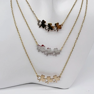 Fashion Women Alloy Necklace Earrings set de joyas
