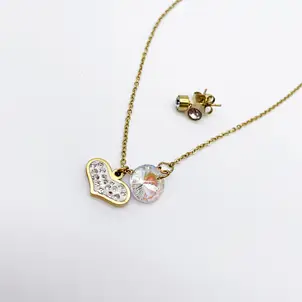 Conjunto de joyas de mariposa
