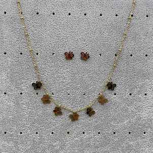 High quality fashion necklace earrings set