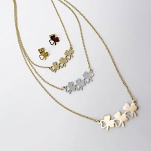 Fashion Women Alloy Necklace Earrings set de joyas