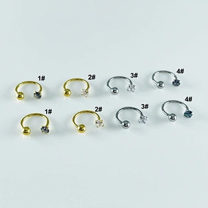 gold hoop earrings