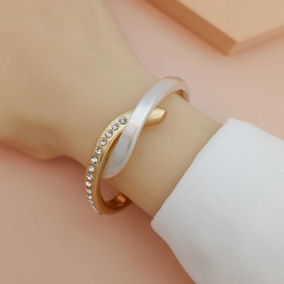 Trendy gold plated  bracelet