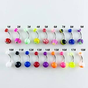 joyería piercing del vientre