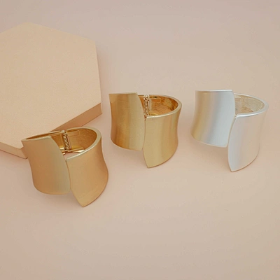 wide bangle bracelet