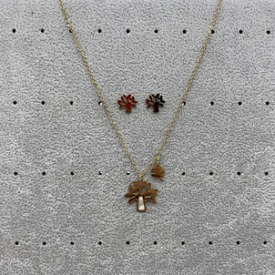 brazilian gold plated jewelry 18k set