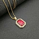collar de oro 18k