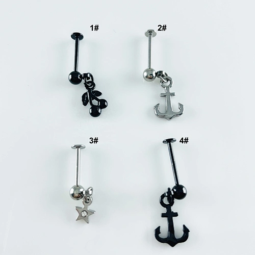 Industrial Piercing Joyería Piercing Pendientes Espárragos Oreja Piercing Joyería