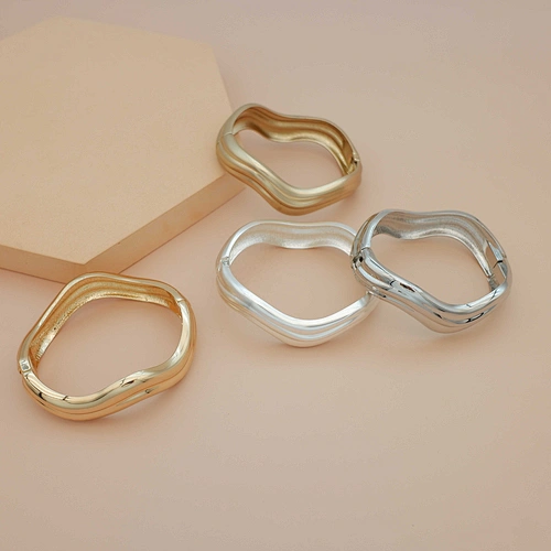 Trendy Inlaid Open Bracelet