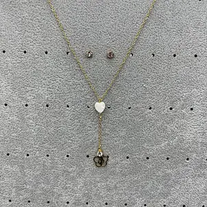 Colorful Alloy Necklace Earring set de joyas