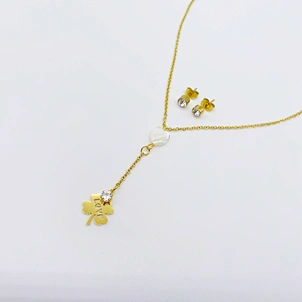 zirconia dubai jewellery set for women
