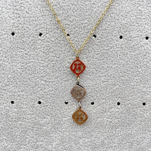 Cute Heart Shaped Necklace Earrings set de joyass