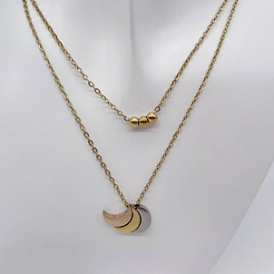 conjunto de joyas de acero inoxidable