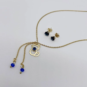 New Fashion Bridal Necklace Earrings  Set