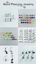 fashion jewelry piercing jewelry