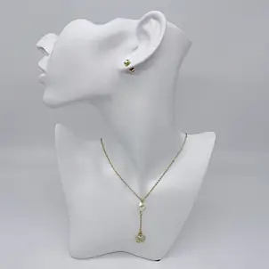 Colorful Alloy Necklace Earring set de joyas