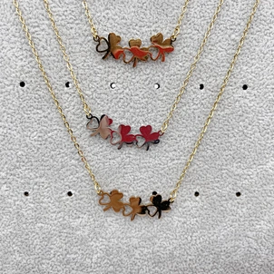 Fashion Women Alloy Necklace Earrings set de joyas