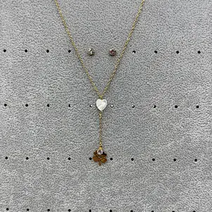 zirconia dubai jewellery set for women