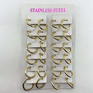 gold hoops earring