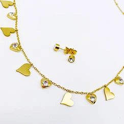 zirconia jewelry set