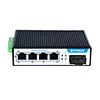 Bursting huawei ethernet industrial switch s3700 with 1-port 100Mbps SC Fiber + 4 port 10/100Mbps