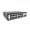 cctv poe switch RJ45 16 port network fiber switch media converter ftth for connecting with devices witch poe reverse