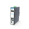 Industrial Managed 4 ports Gigabit 10/100/1000Mbps PoE Switch with management, SFP fiber port and 48V poe