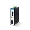 Full Gigabit Optical Fiber 2 RJ45 POE Port 5v 10/100/100M OEM Industrial Network Switch