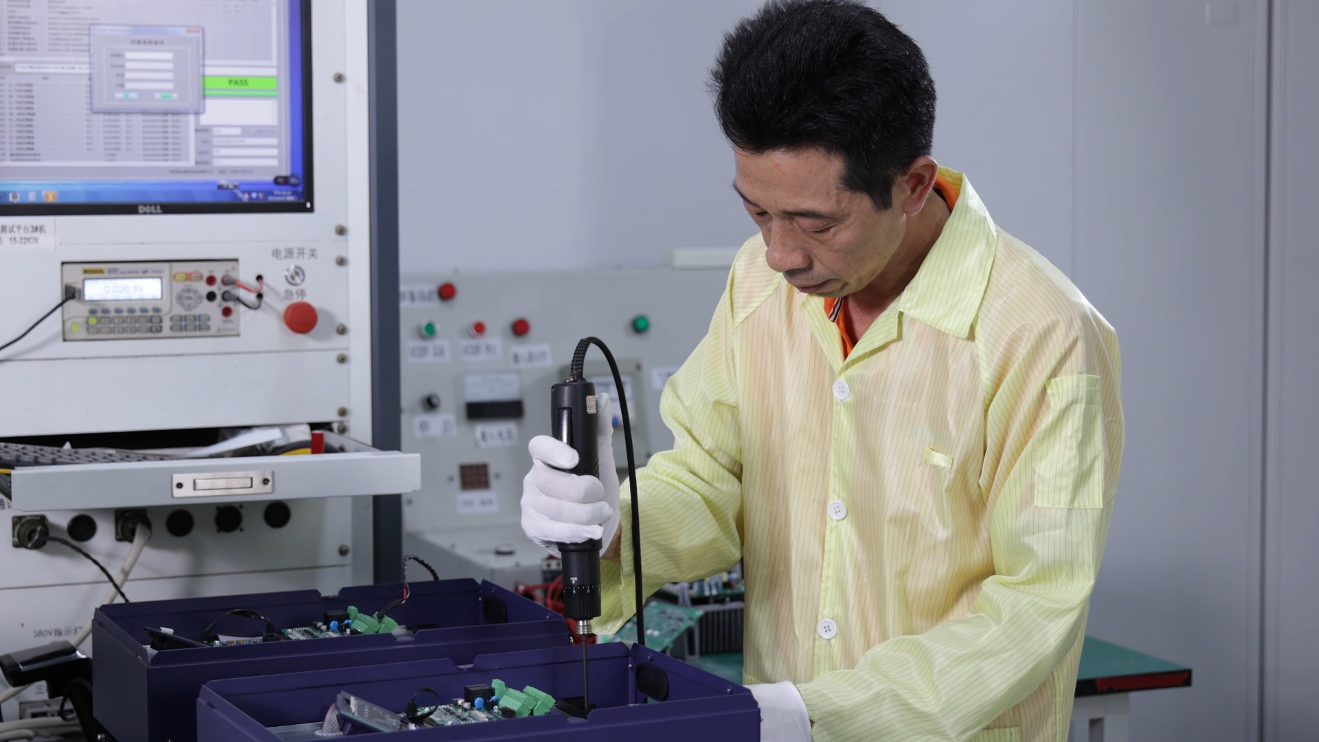 three phase vfd factory testing