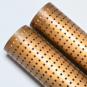 Honeycomb shape pierced brass cylinde steel sconce wall lamp