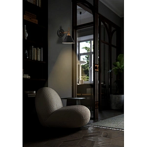 Simple black swing shade sconce wall Lamp
