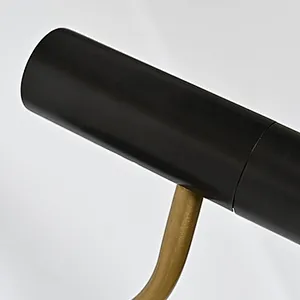 Modern style swing simple black Aluminum Cone Slanted Shade Sconce Wall reading Lamp