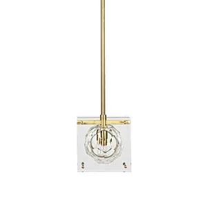 Honeycomb crystal glass ball pendant light for bedside dining room