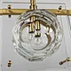 glass crystal pendant light